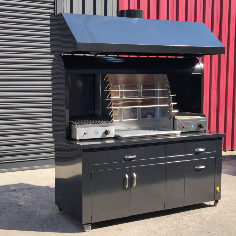 Black Set Kokoreç Pişirim Ocağı Set resimi