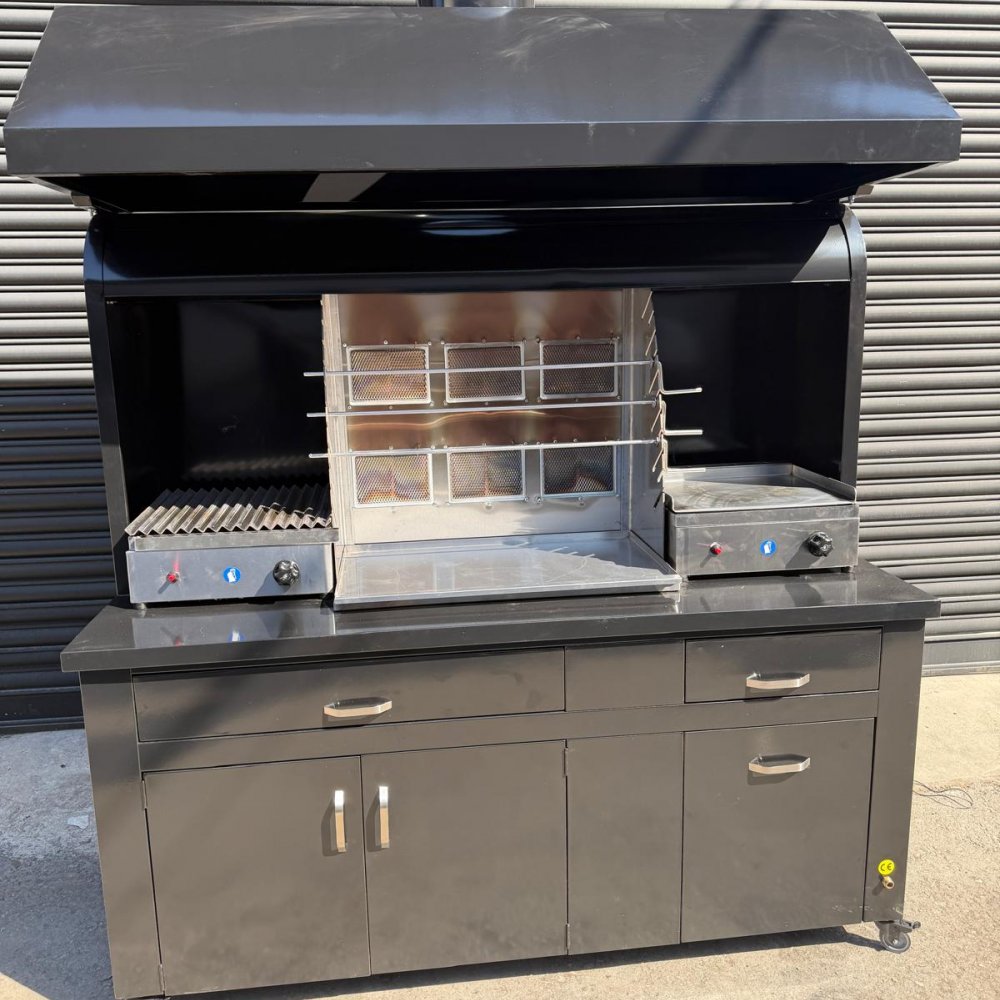 Black Set Kokoreç Pişirim Ocağı Set resimi