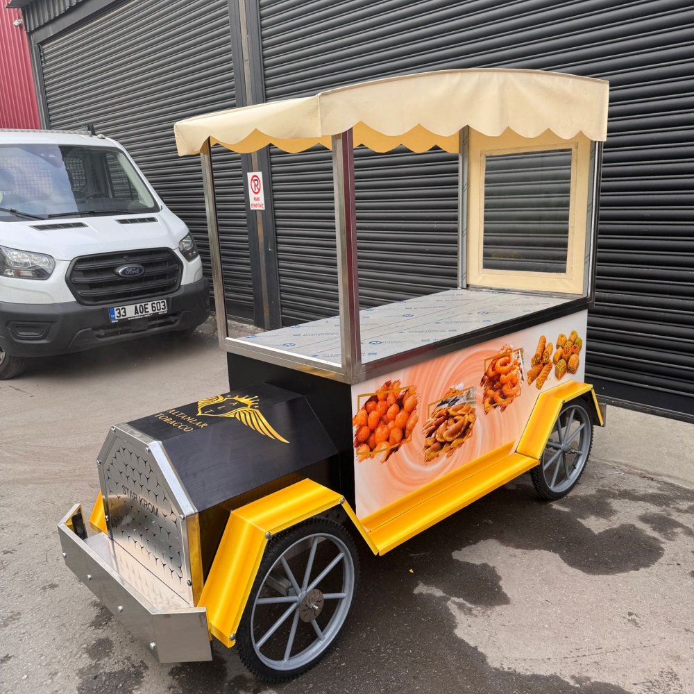 Dekoratif Seyyar Klasik Araba resimi