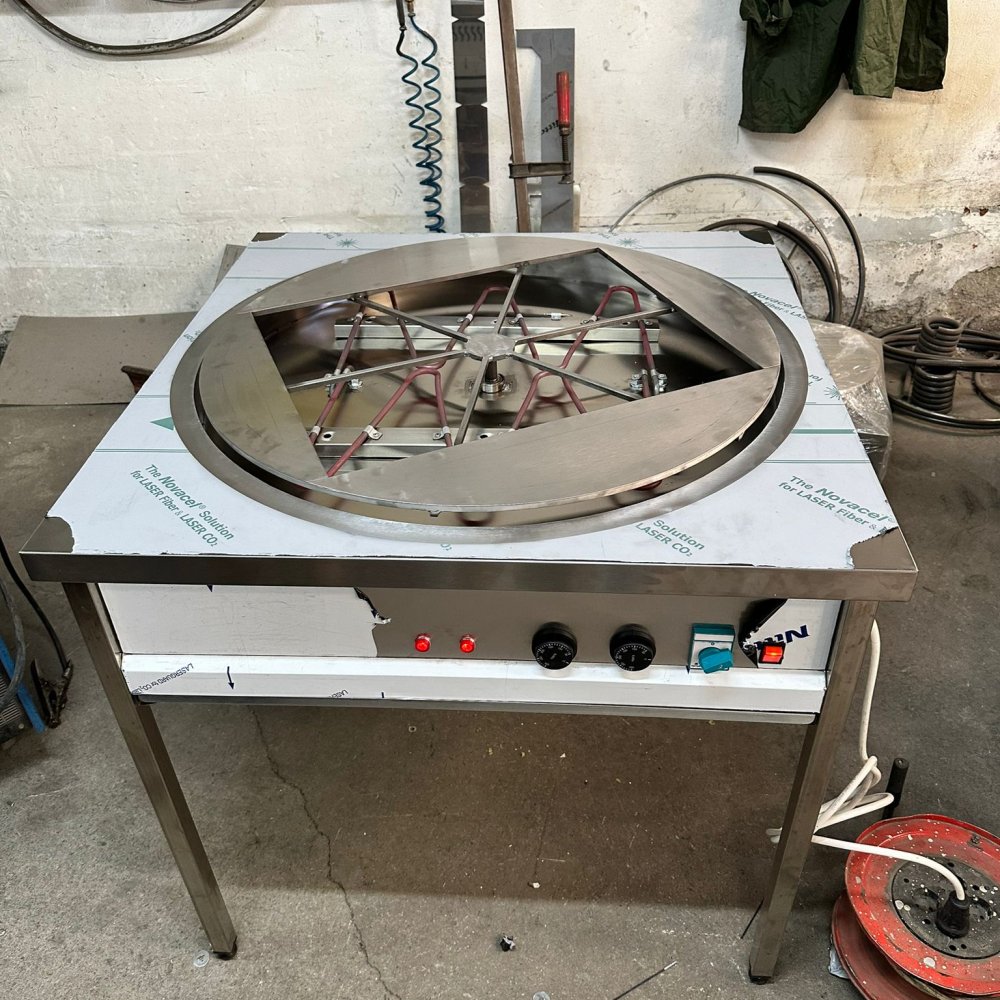 Elektirikli Otomatik Dönerli Künefe Pişirim Ocağı resimi