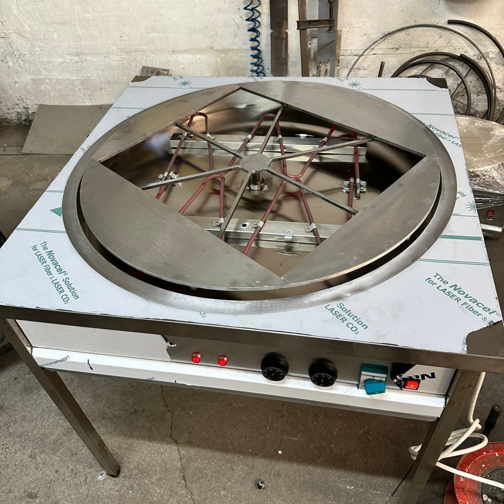 Elektirikli Otomatik Dönerli Künefe Pişirim Ocağı resimi