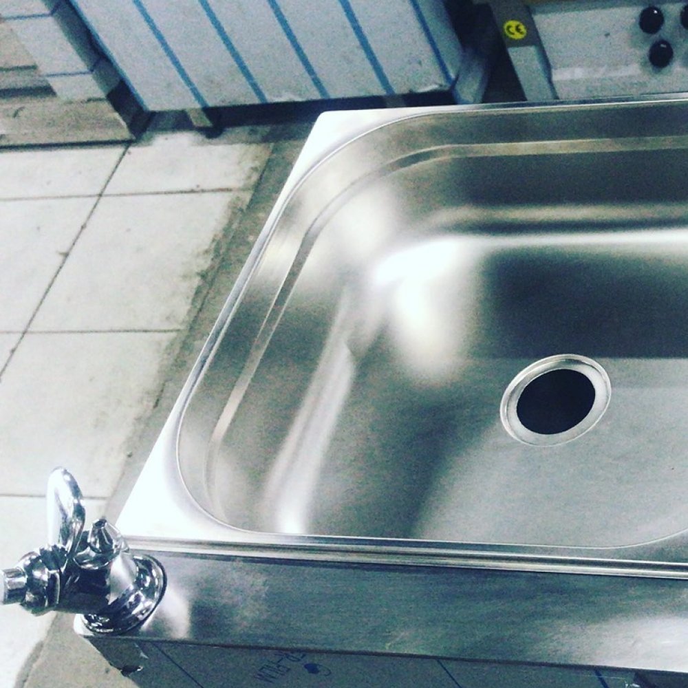 Fışkırtmalı Su Sebili Paslanmaz Krom resimi