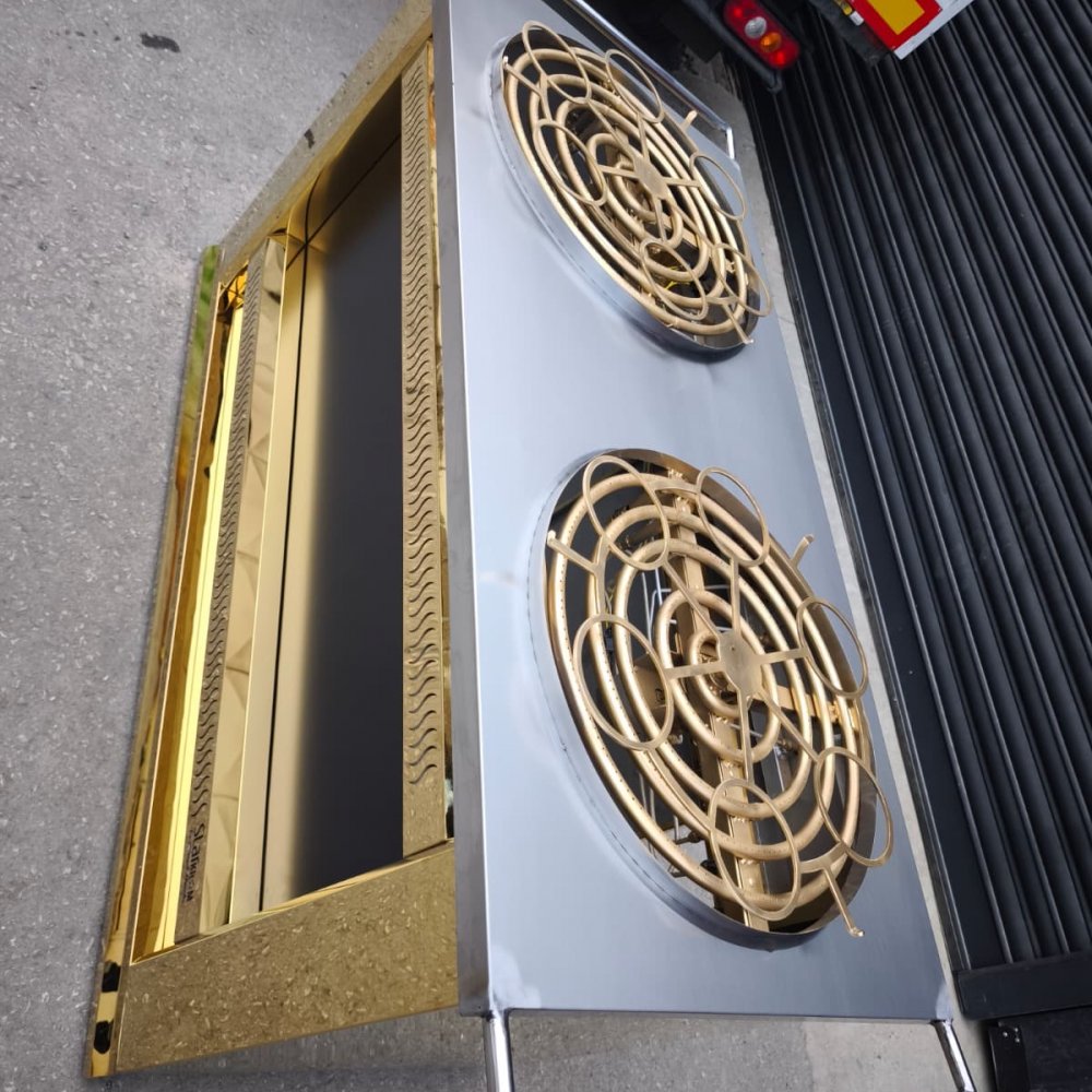 Gold Premium Serisi Dönerli Künefe Pişirme Ocağı resimi