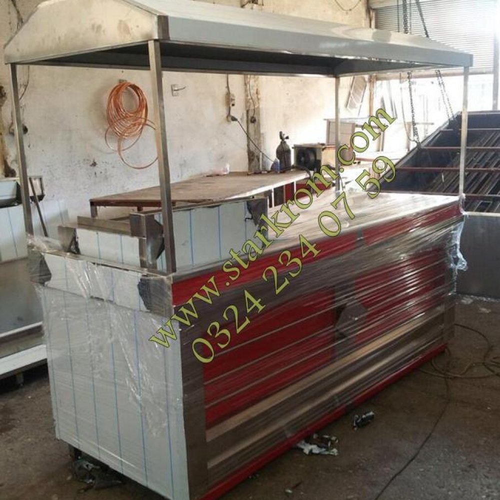 İki Tepsili Set Tantuni Tezgahı resimi