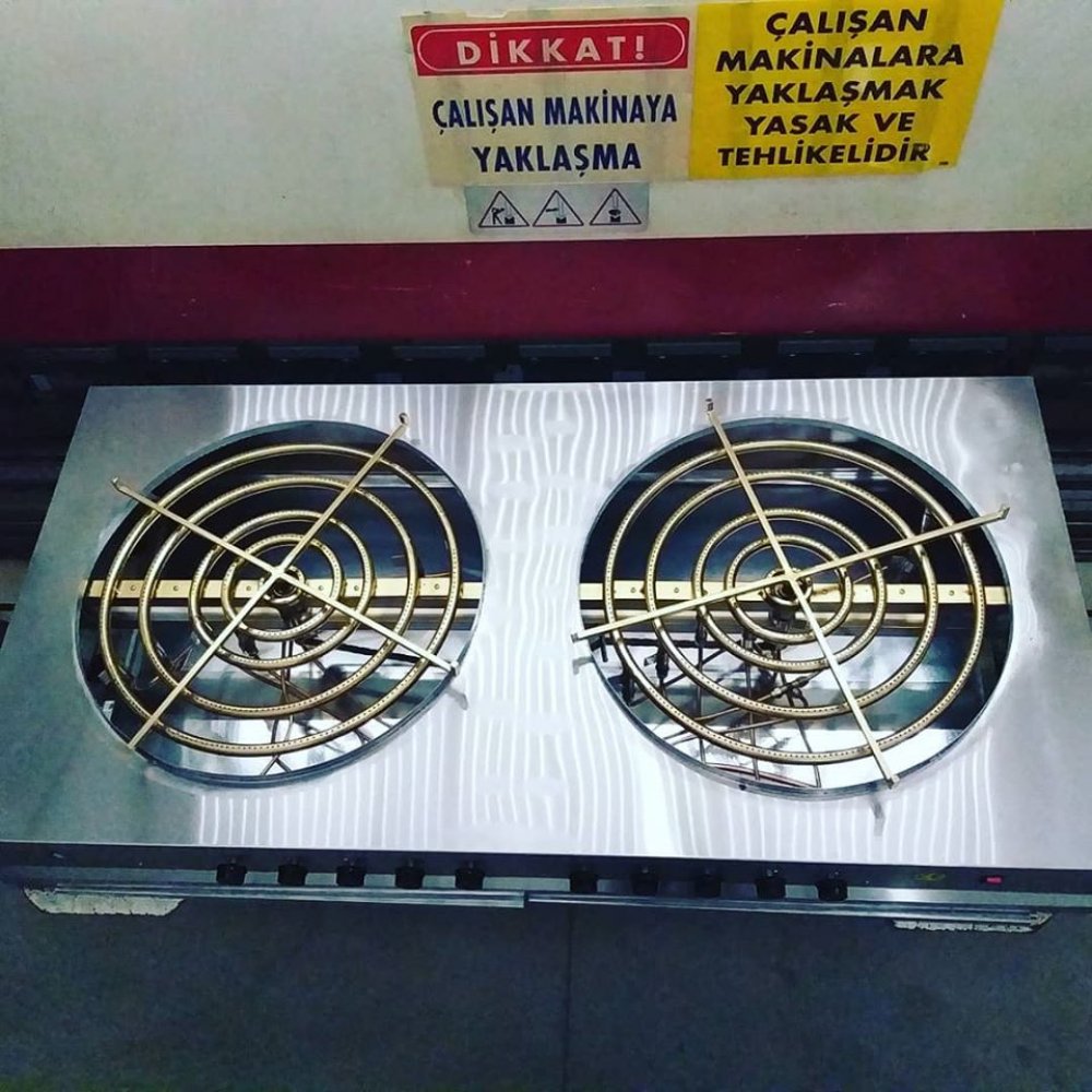 Kadayıf Ve Künefe Pişirim Makinesi Otomatik Dönerli CE Belgeli Gazmer Kayıtlı resimi
