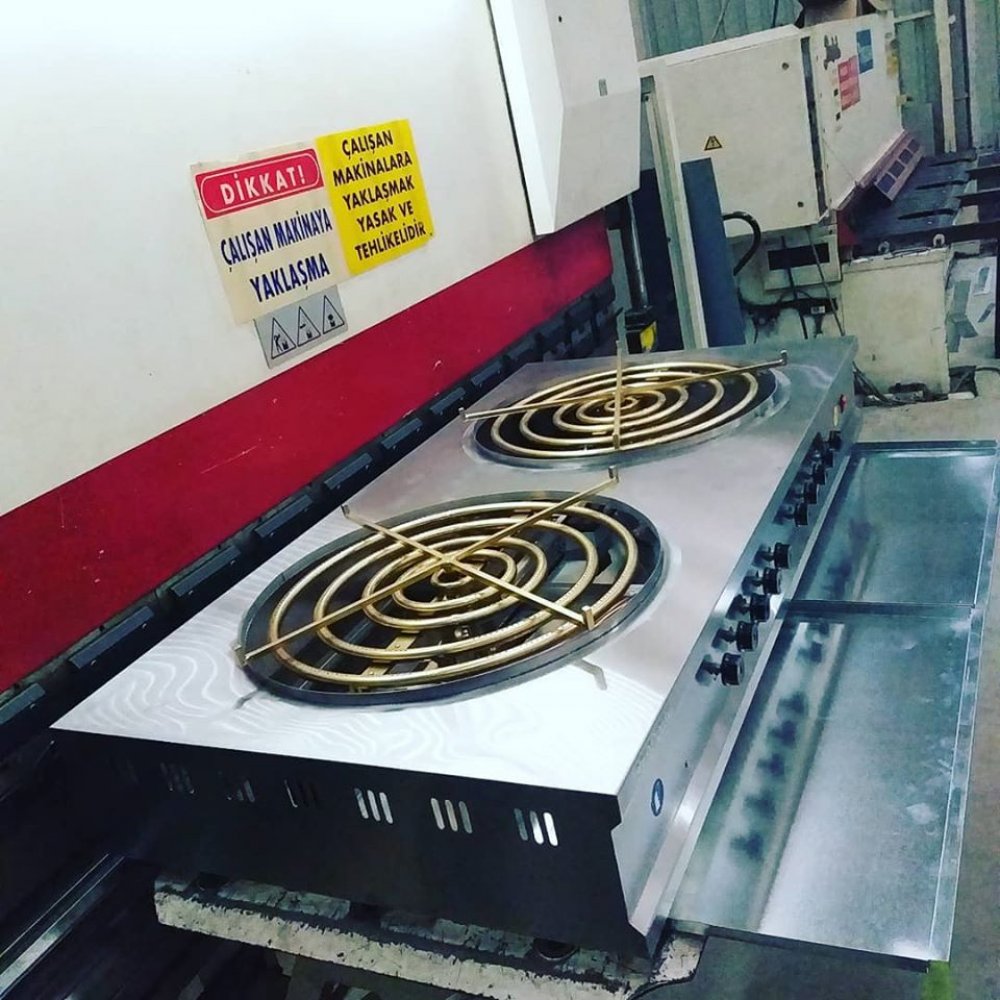 Kadayıf Ve Künefe Pişirim Makinesi Otomatik Dönerli CE Belgeli Gazmer Kayıtlı resimi