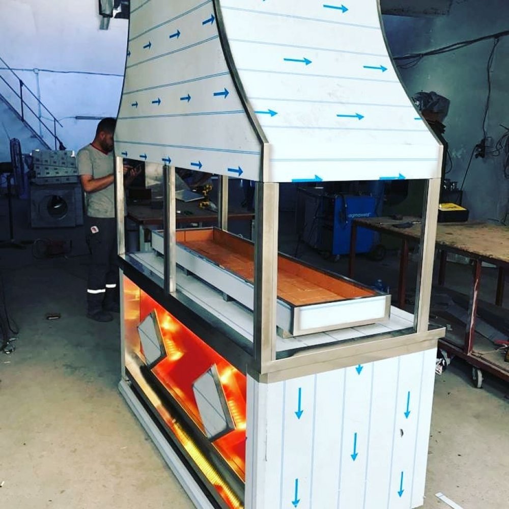 Kebap Pişirim Ocağı Yarı Ocakbaşı resimi