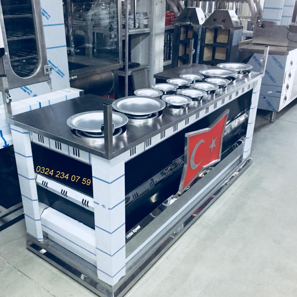 Künefe Makinesi Otomatik Dönerli Doğalgazlı Isıtmalı resimi