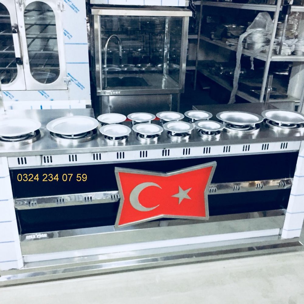Künefe Makinesi Otomatik Dönerli Doğalgazlı Isıtmalı resimi