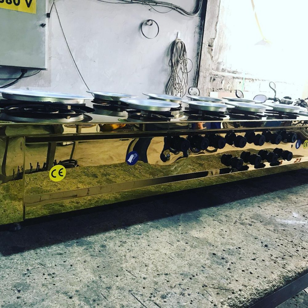 Künefe Pişirim Ocağı Gold Avusturalya Model resimi