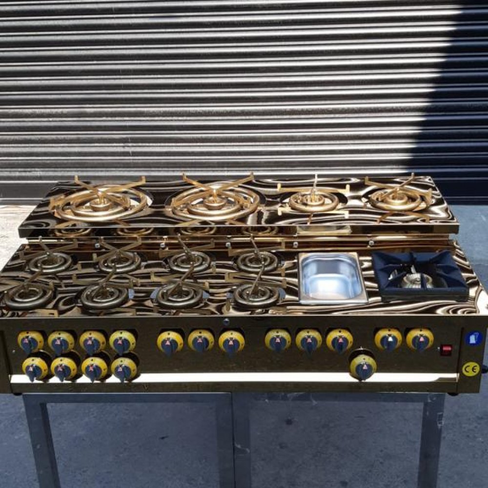 Künefe Pişirim Ocağı Gollum Gold Model Kişiye Özel Tasarım resimi