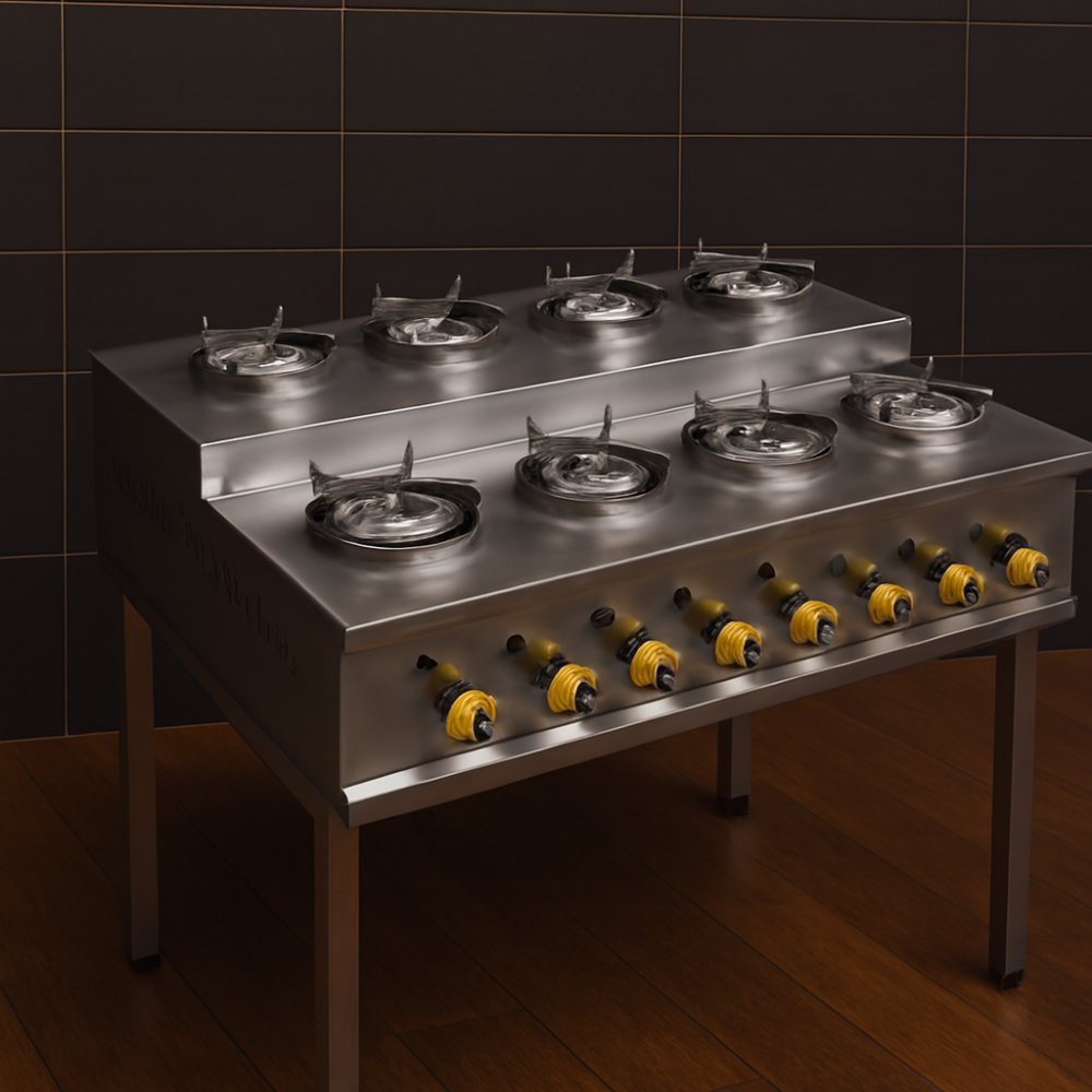 Kunefe Pişirim Ocağı Otomatik Dönerli Takım-59 resimi