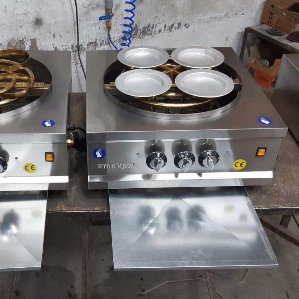 Künefe Pişirim Ocağı Papatya Model Small resimi