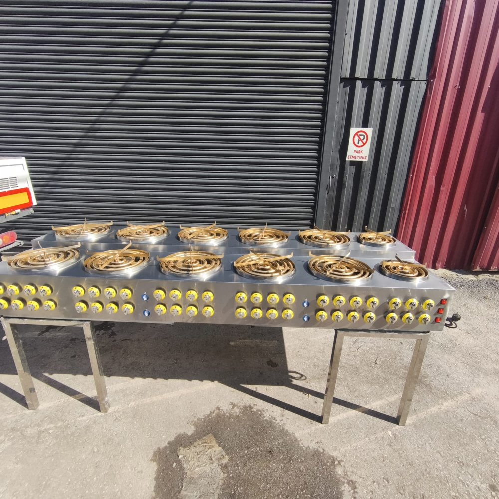 Leydi Künefe Pişirim Ocağı Otomatik Dönerli Ce belgeli resimi