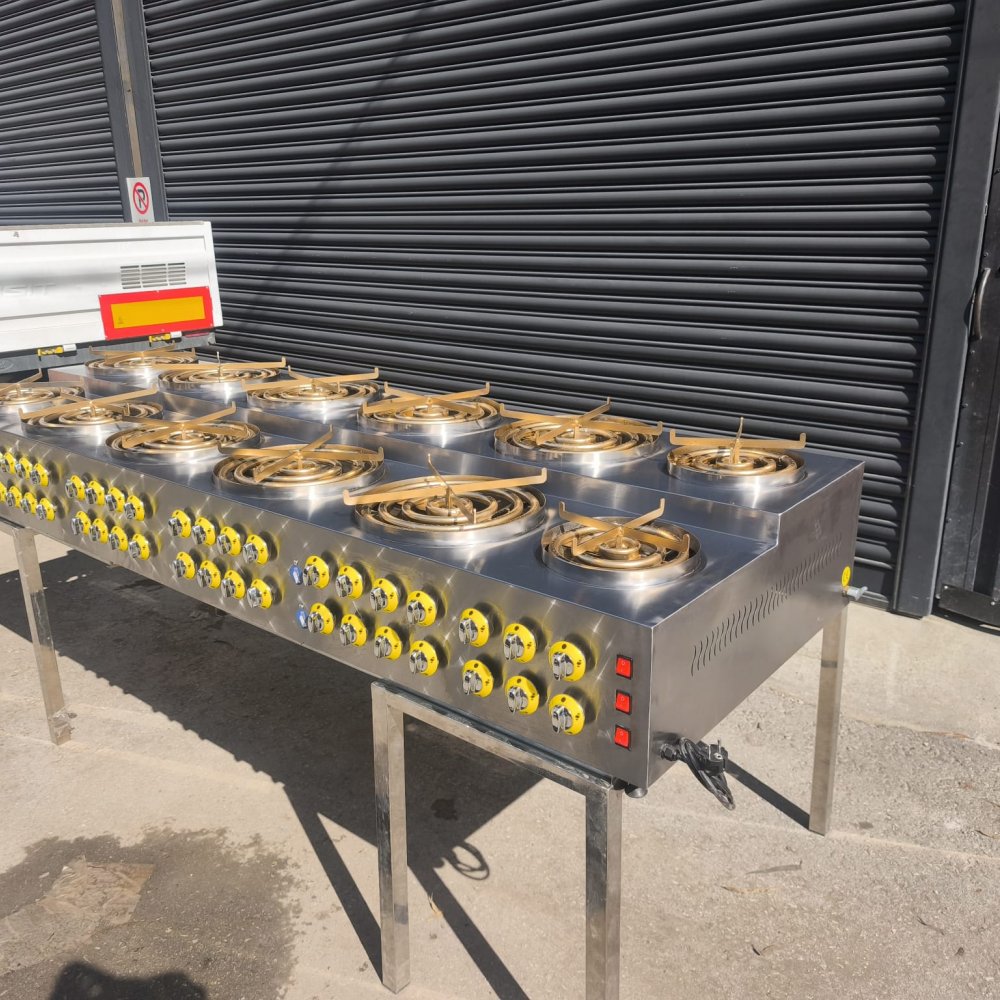 Leydi Künefe Pişirim Ocağı Otomatik Dönerli Ce belgeli resimi