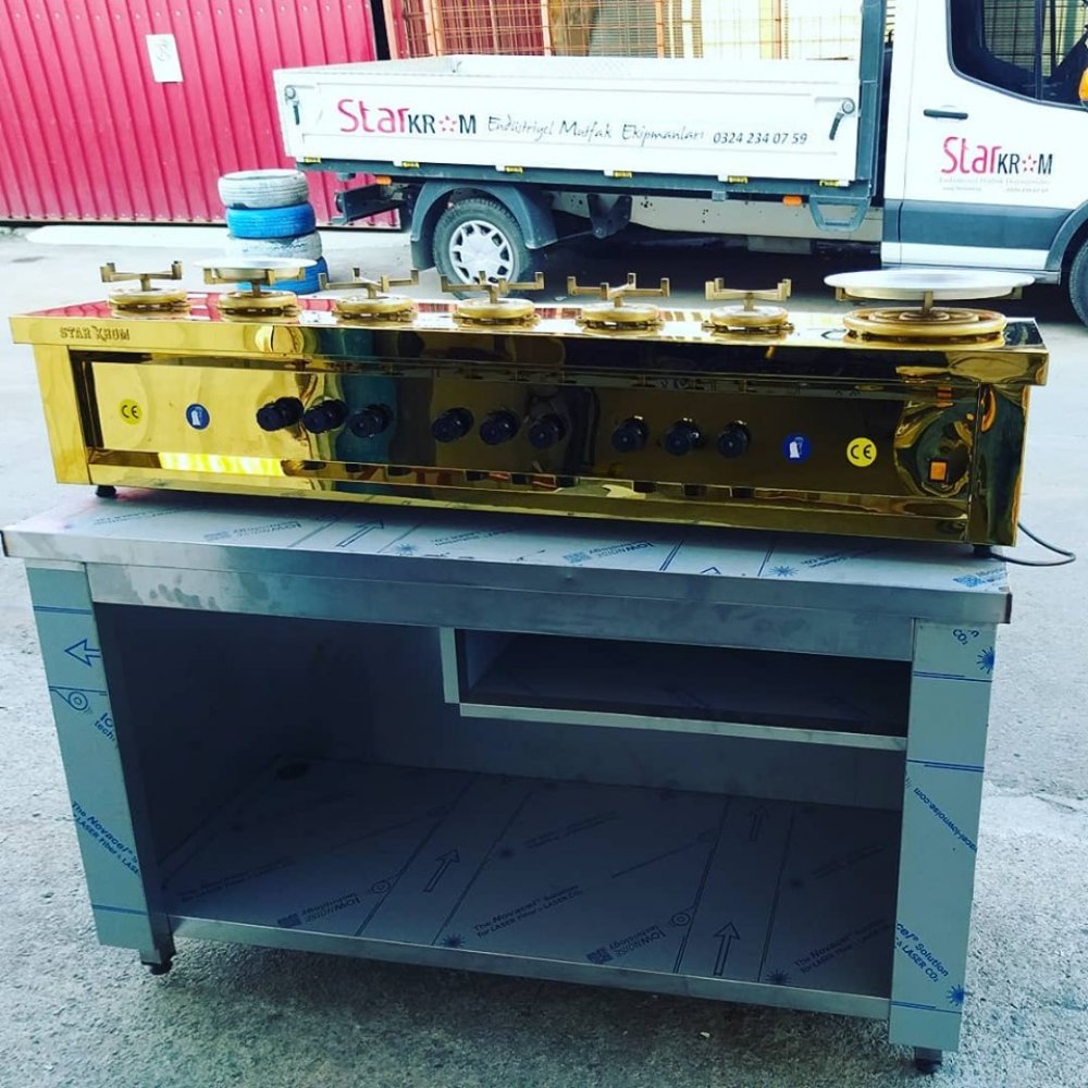 Otomatik Dönerli Künefe Pişirme Ocağı Gold Model Avangard Seri resimi