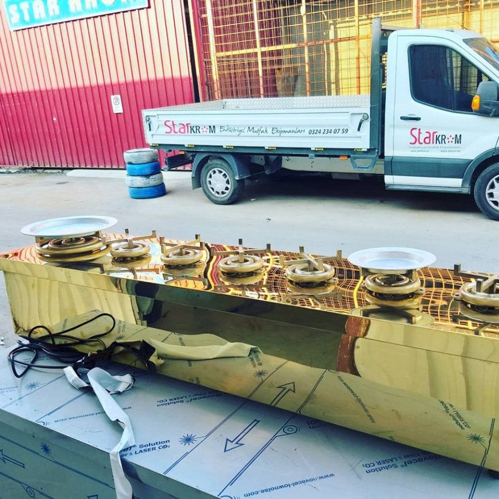 Otomatik Dönerli Künefe Pişirme Ocağı Gold Model Avangard Seri resimi