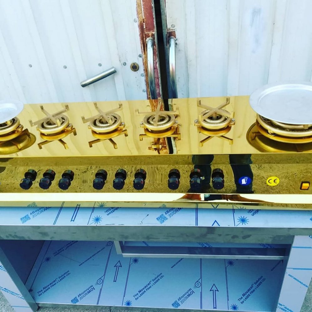 Otomatik Dönerli Künefe Pişirme Ocağı Gold Model Avangard Seri resimi