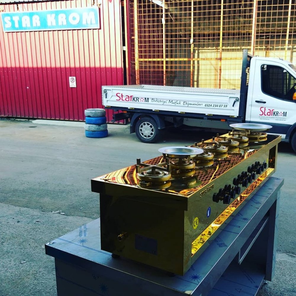 Otomatik Dönerli Künefe Pişirme Ocağı Gold Model Avangard Seri resimi