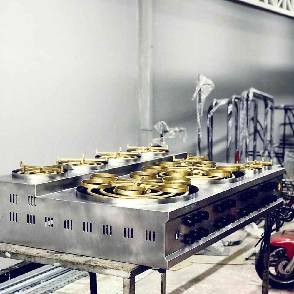Otomatik Künefe Pişirim Ocağı Duble Model resimi