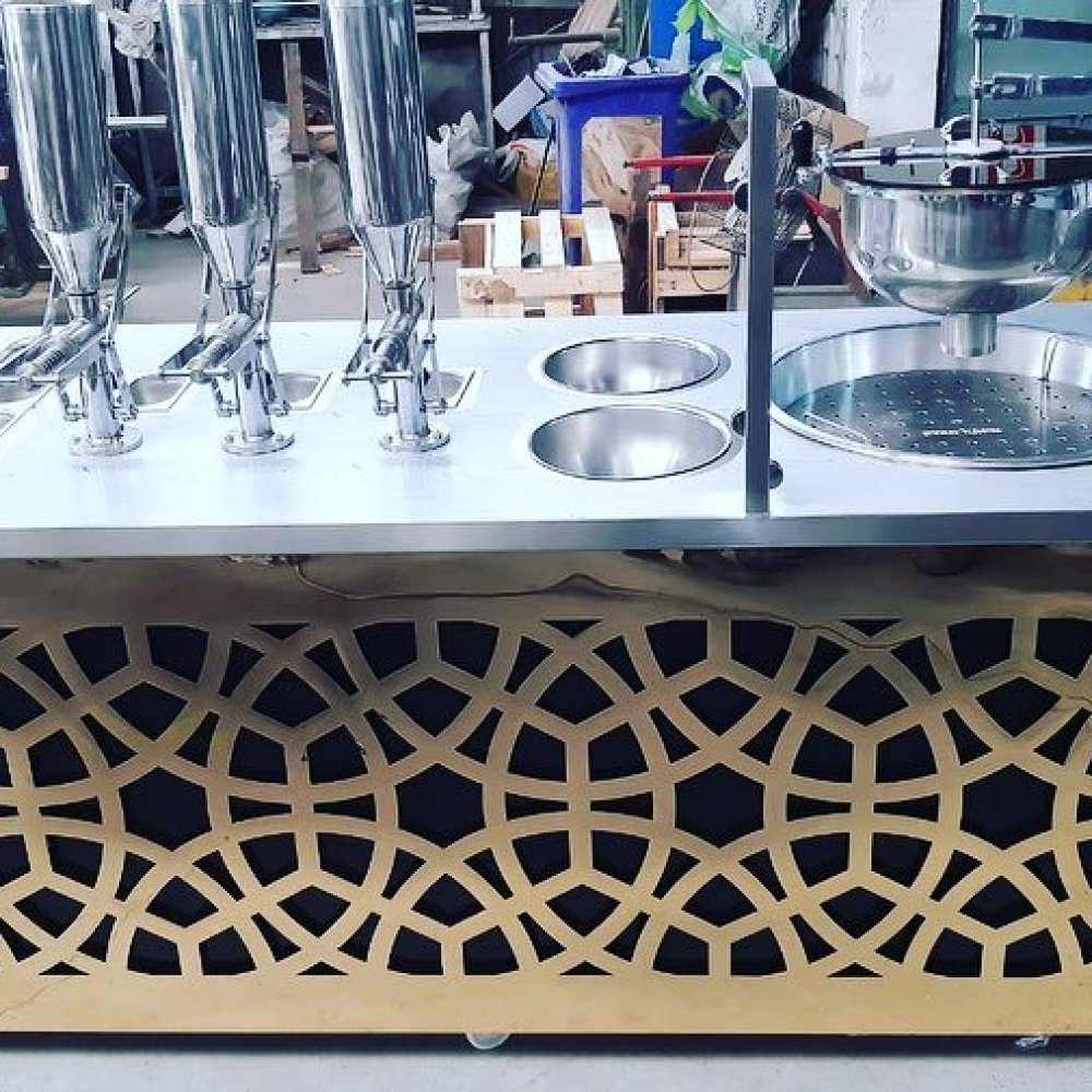 Saray Lokma Makinesi Gold Model resimi
