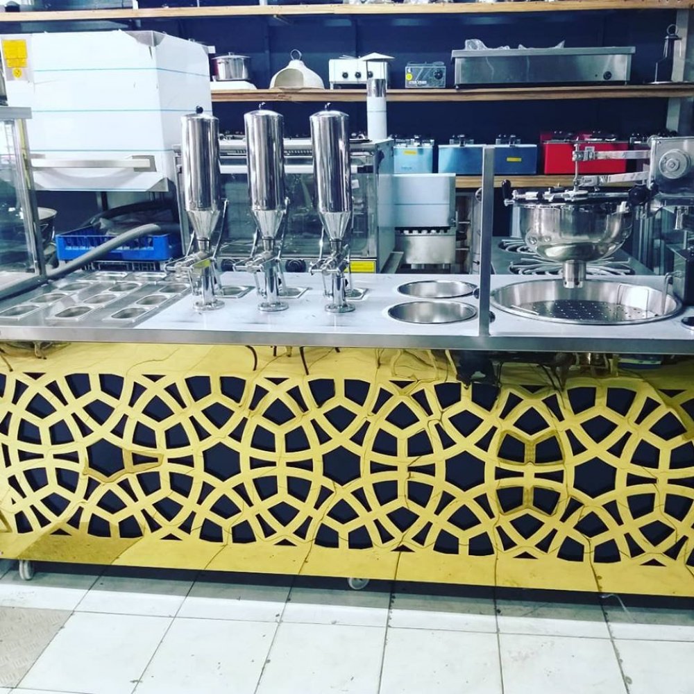 Saray Lokma Makinesi Gold Model resimi