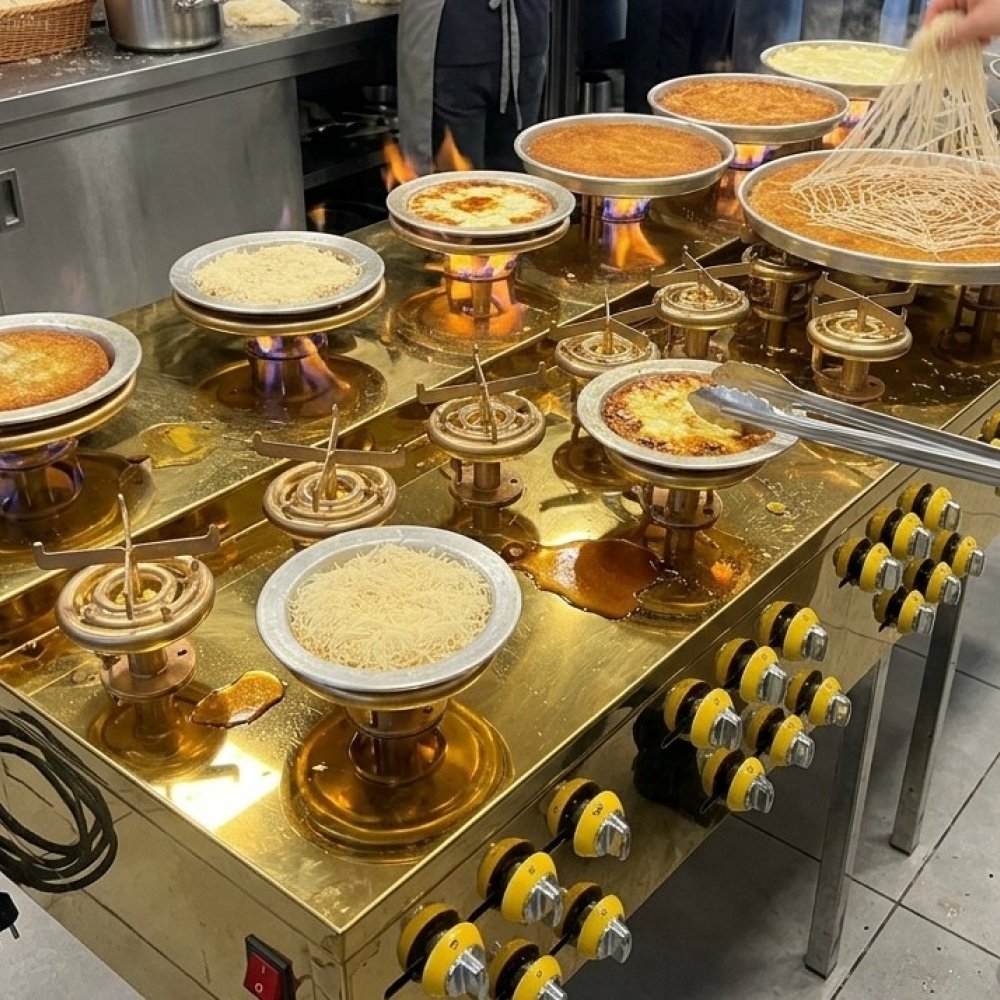 Soffiere Gold Künefe Pişirim Ocağı resimi