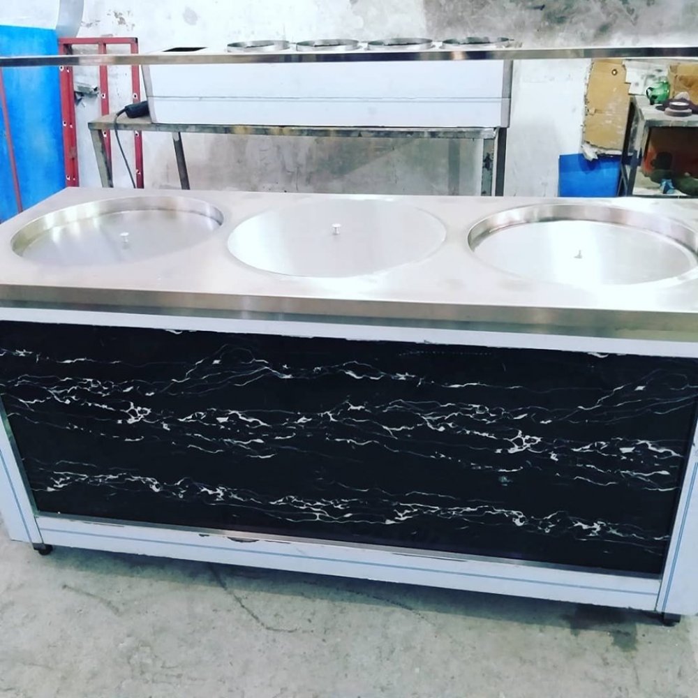 Su Böreği Bekletme ve Servis Etme Tezgahı Su Isıtmalı resimi