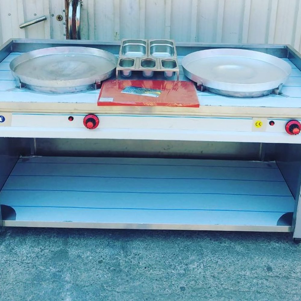 Tam Takım Tantuni Pişirim Ocağı Paslanmazçelikten resimi