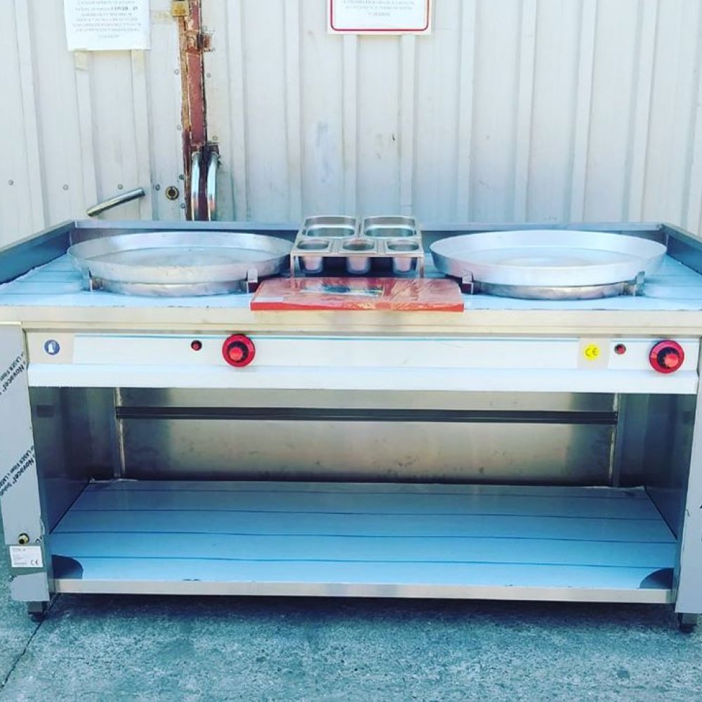 Tam Takım Tantuni Pişirim Ocağı Paslanmazçelikten resimi