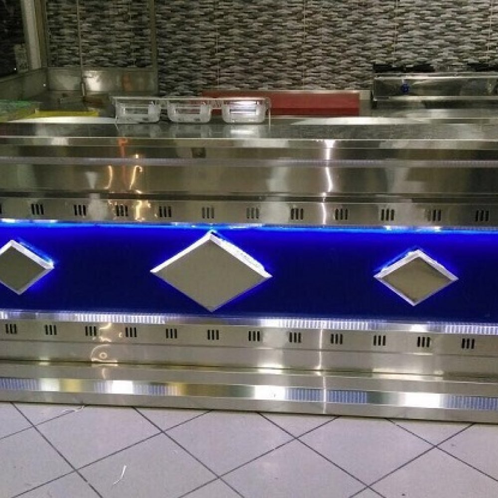 Tantuni Tezgahı Çift Tepsili Mavi 190 Lık Model resimi