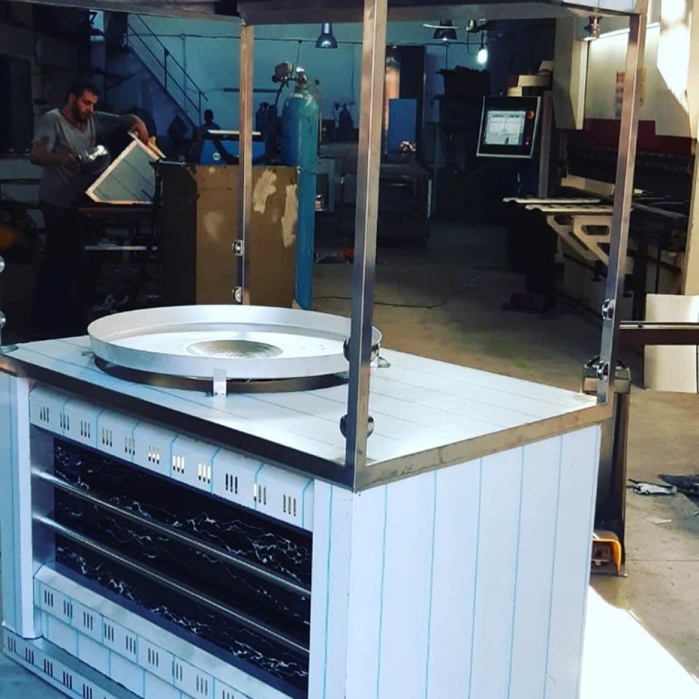 Tantuni Tezgahı Tam takım Tek Tepsili Model resimi