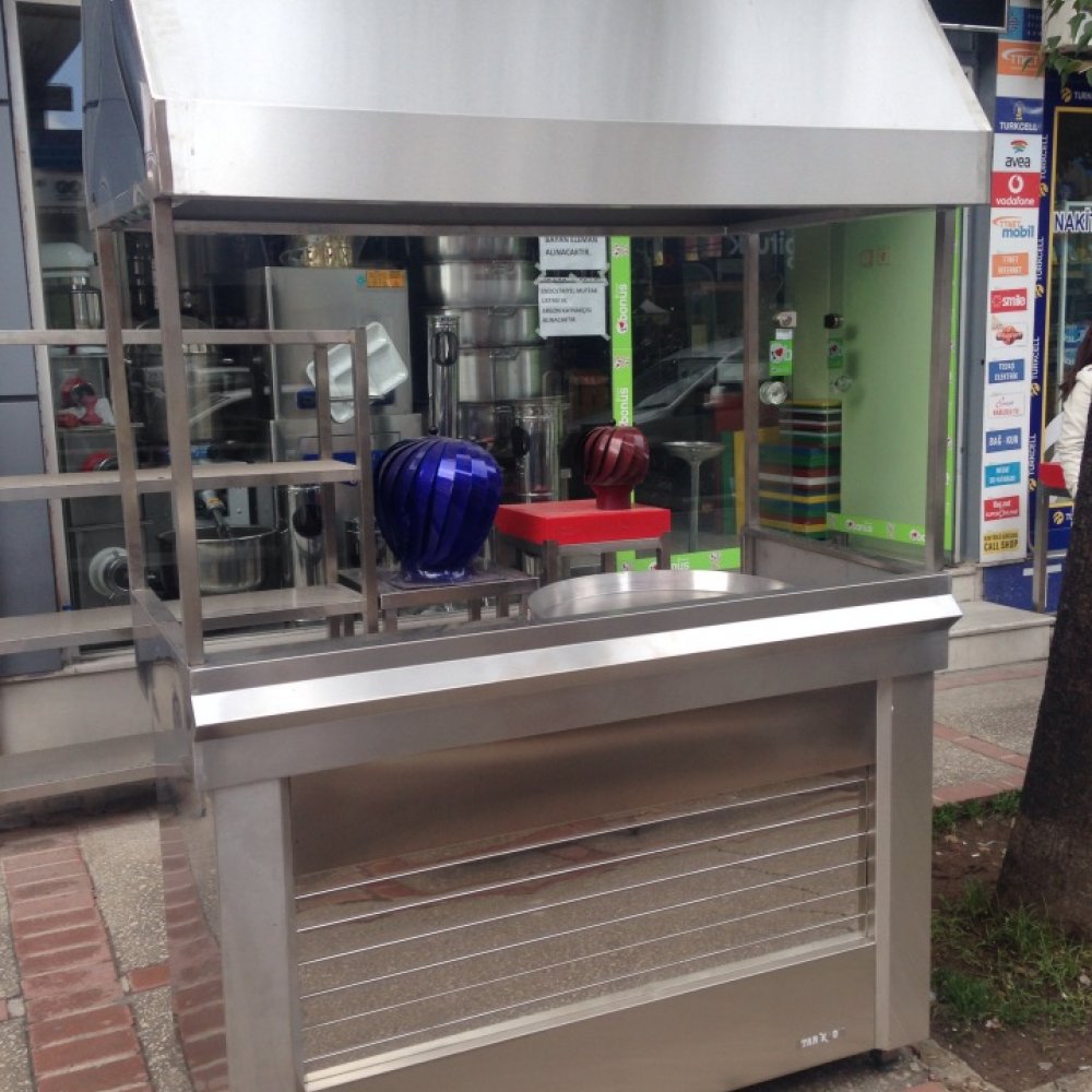 Tek Tepsili Davlumbazlı Tantuni Ocağı resimi
