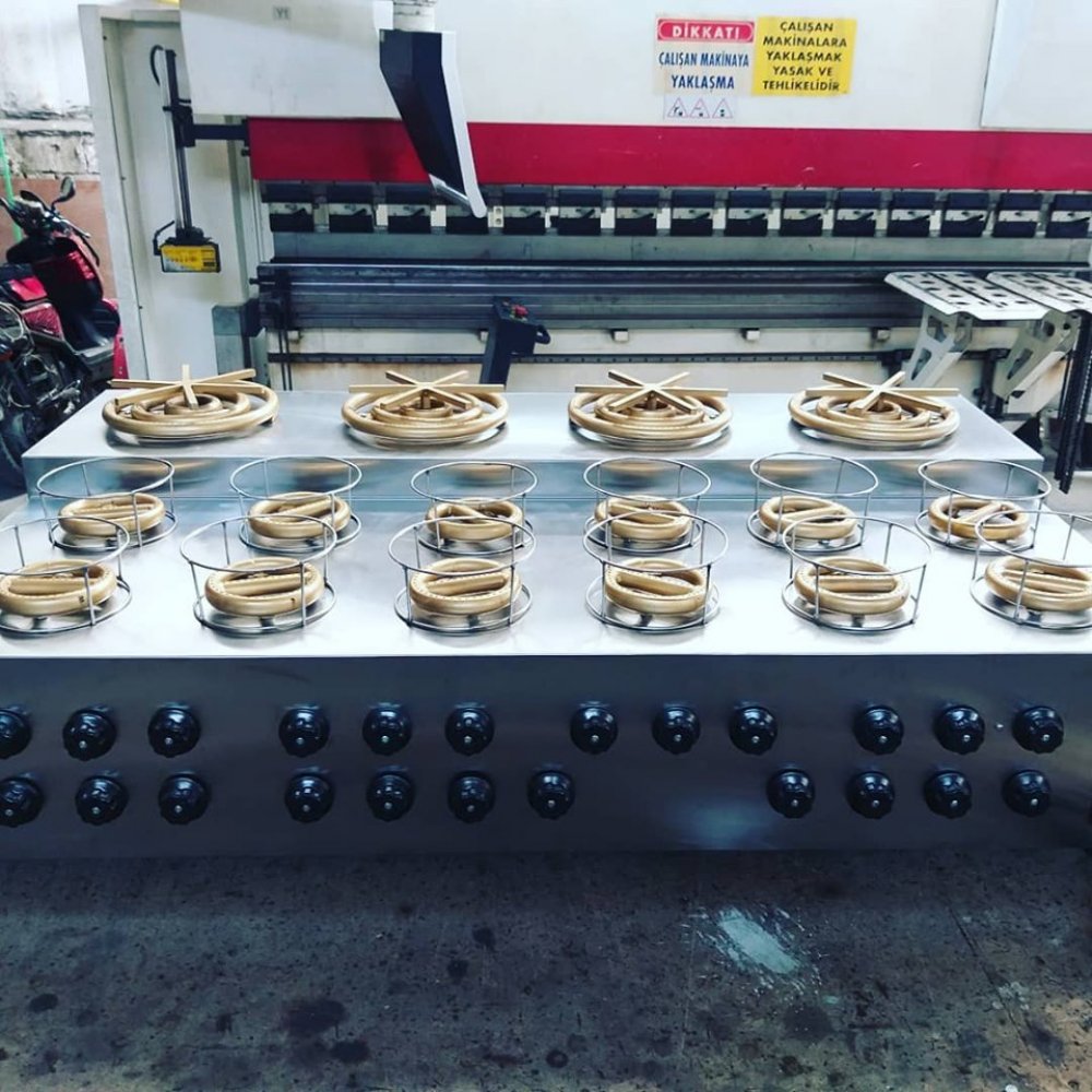 Yarı Otomatik Dönerli Künefe Pişirme Makinesi resimi