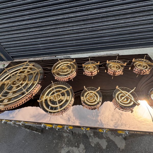 Glossy Bronz Künefe Pişirim Ocağı