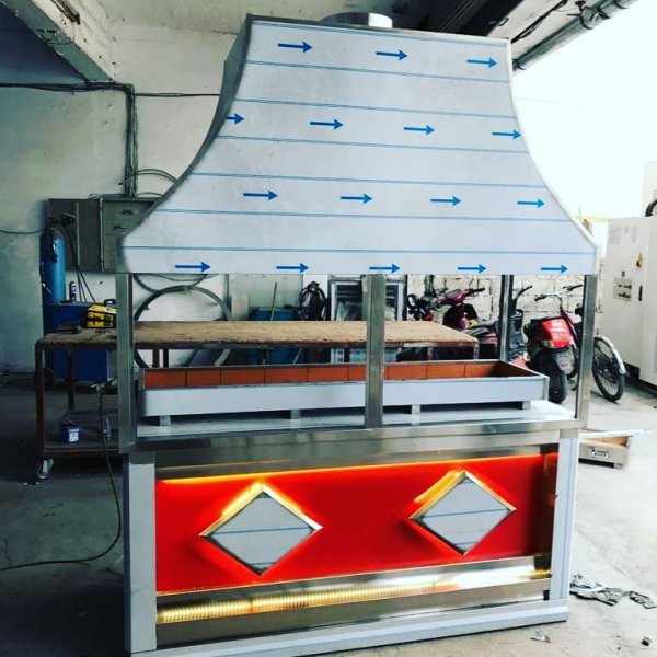 Kebap Pişirim Ocağı Yarı Ocakbaşı