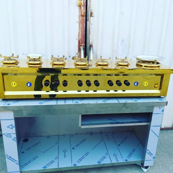 Otomatik Dönerli Künefe Pişirme Ocağı Gold Model Avangard Seri
